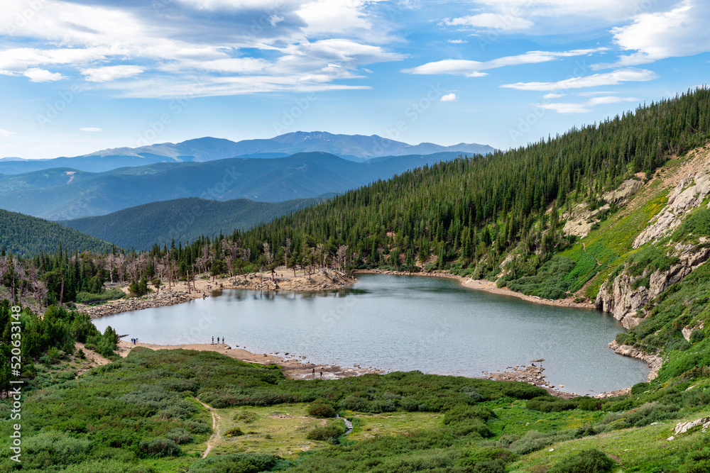 Mountain lake in Colorado