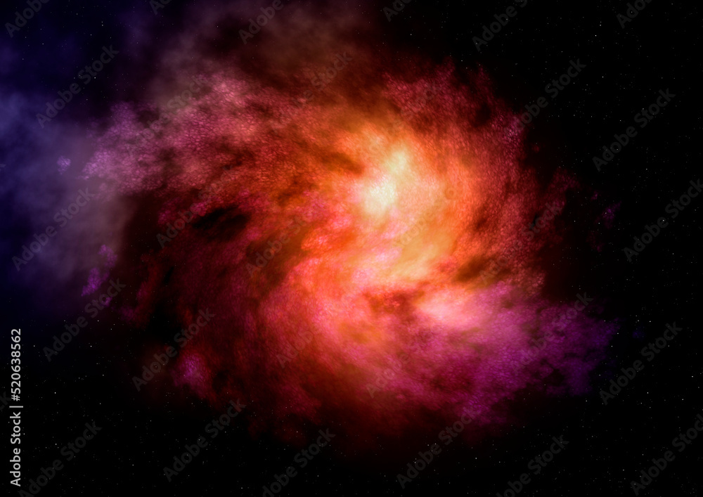 Fototapeta premium Being shone nebula