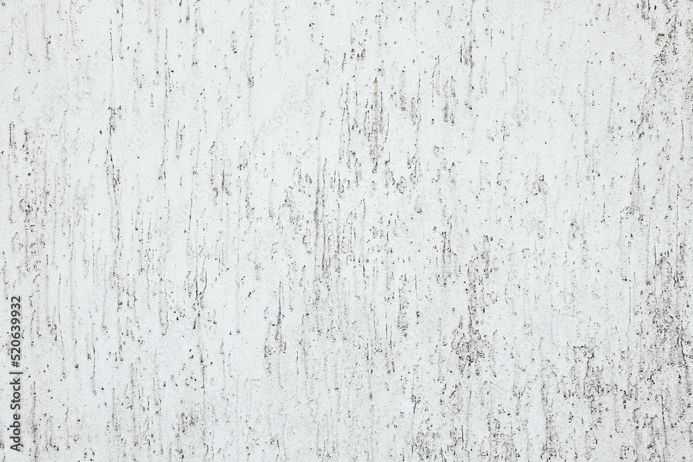 Fototapeta premium Texture of white plaster wall as background