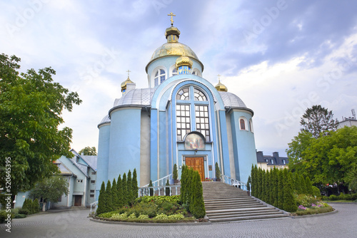 Nikolaev-Assumption Cathedral in Kolomyia, Ukraine photo