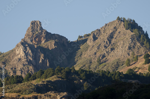 Roque Saucillo in Las Cumbres Protected Landscape. San Mateo. Gran Canaria. Canary Islands. Spain. photo