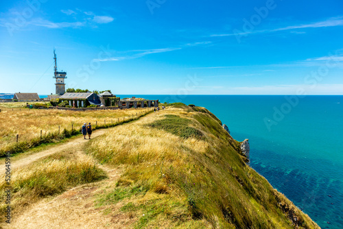 Strandspaziergang an der schönen Alabasterküste bei Fécamp - Normandie - Frankreich