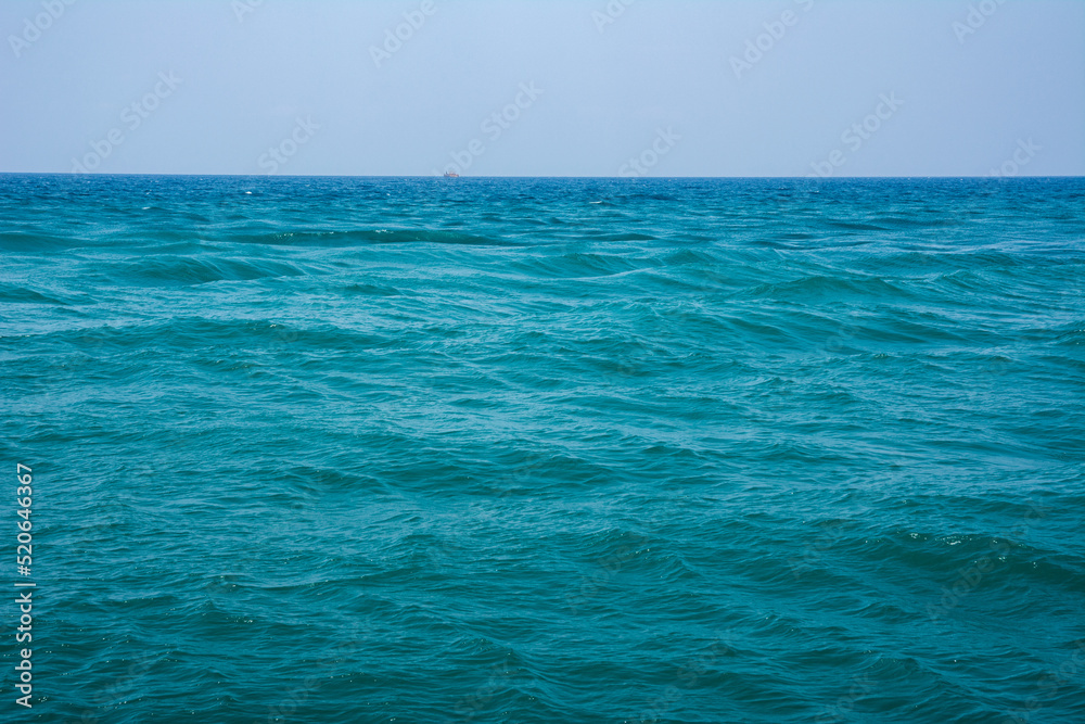 Beautiful sea with turquoise colored waves Beautiful sea with turquoise colored waves