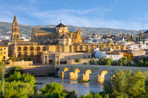 Mezquita, Cathedral, and Roman bridge, Córdoba, Spain