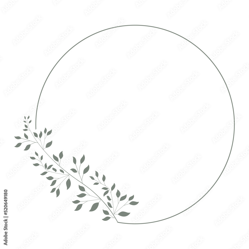 leaves frame, graphic design element leaves frame, graphic design element