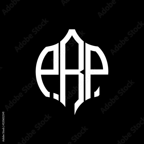 PRP letter logo. PRP best black background vector image. PRP Monogram logo design for entrepreneur and business.
