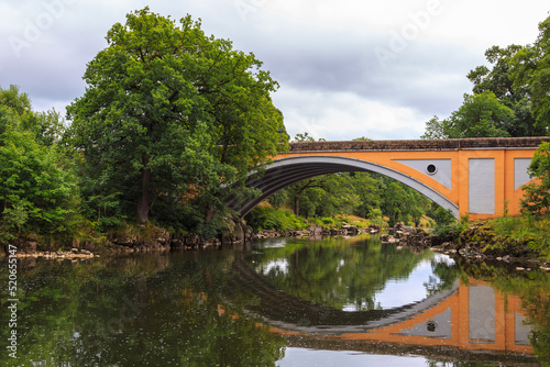 Devils Bridge over the River Lune in Kirkby Lonsdale, Cumbria, England, UK.