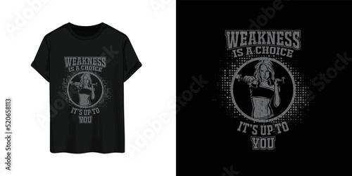 Workout T-shirt design vector for men