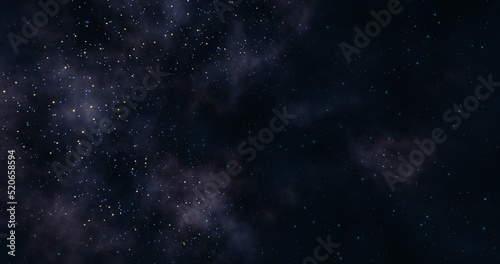 Nebula background. Galaxy in the universe. 3d rendering.	