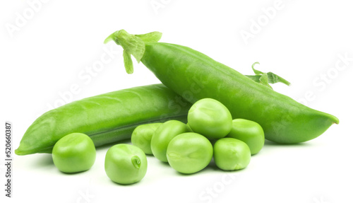 Canvastavla Peas isolated