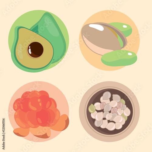 icons superfoods healthy