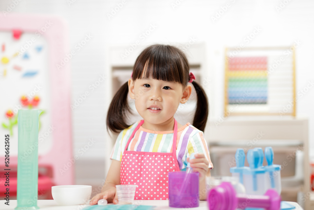 young girl making sweet gems for homeschooling young girl making sweet gems for homeschooling