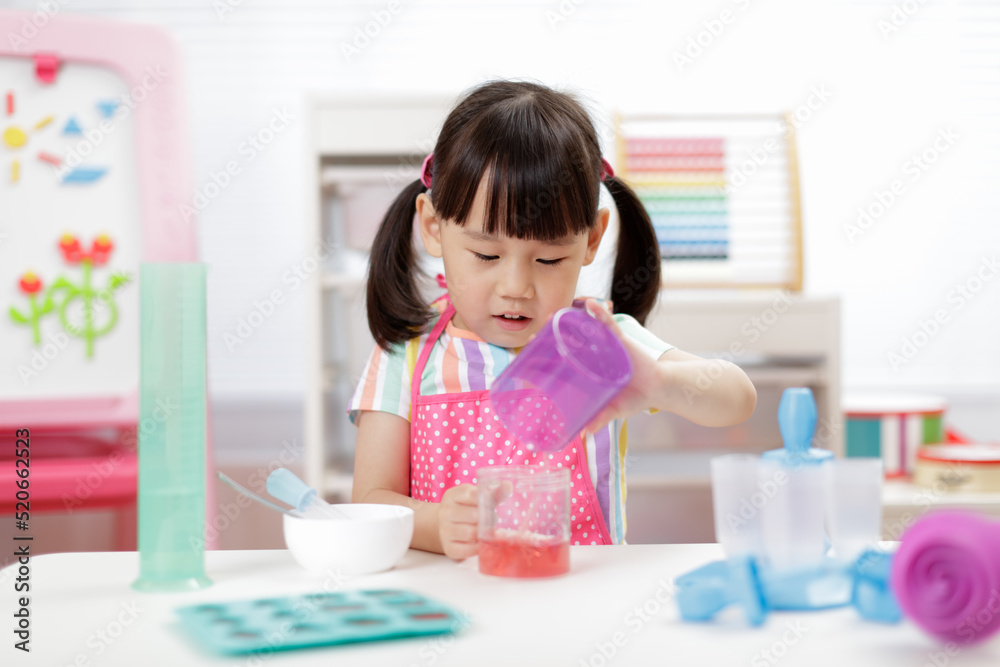 young girl making sweet gems for homeschooling young girl making sweet gems for homeschooling