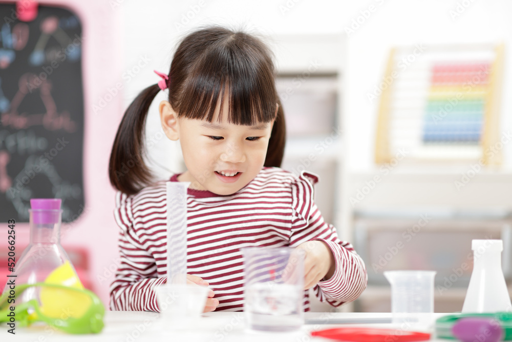 young girl playing Science experiment toys for homeschooling young girl playing Science experiment toys for homeschooling