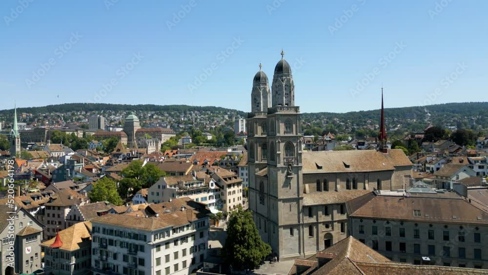 City of Zurich in Switzerland from above - aerial view - travel photography City of Zurich in Switzerland from above - aerial view - travel photography