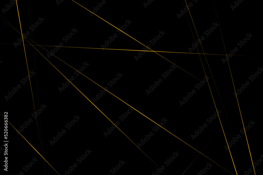 Fototapeta premium Abstract black with gold lines, triangles background modern design. Vector illustration EPS 10.