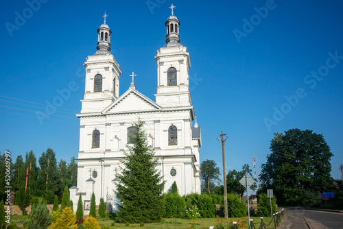 Roman Catholic church of St. Andrew the Apostle Lyntupy, Belarus. An architectural monument, built in 1908-1914 in the neo-Baroque style.