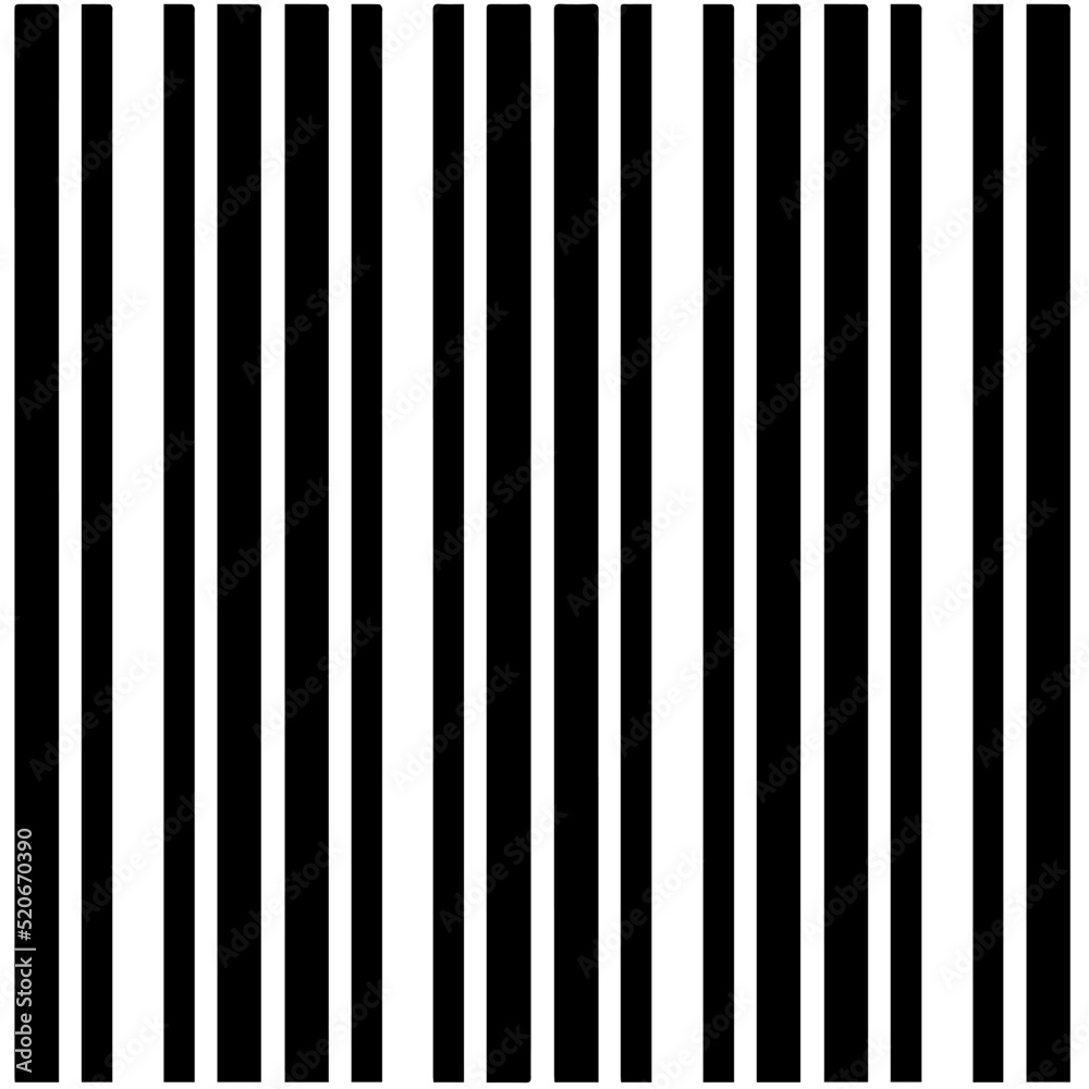 Black and white abstract geometric seamless pattern with wavy shapes, and curved lines. Simple monochrome texture. Op art graphic background. Repeat design for decor, cover, print.