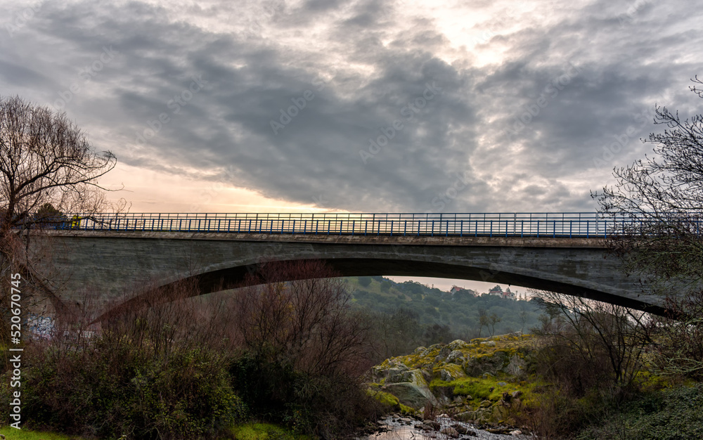 Puente Nuevo de Herrera en Galapagar, Comunidad de Madrid, España	
