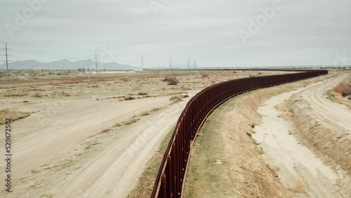 International border between Mexico and United States
