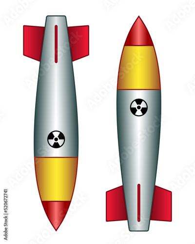 Nuclear bomb illustration