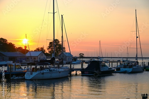 Sunrise lake photos of Lake Superior in Marquette, Michigan