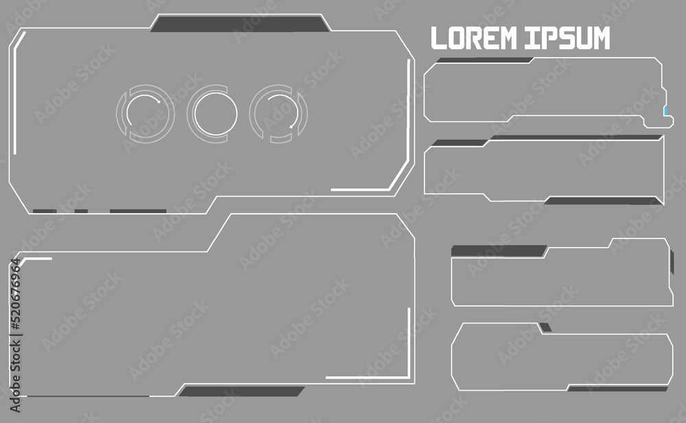 Abstract Virtual Game Target Monitor Control Panel Layout Texture ...