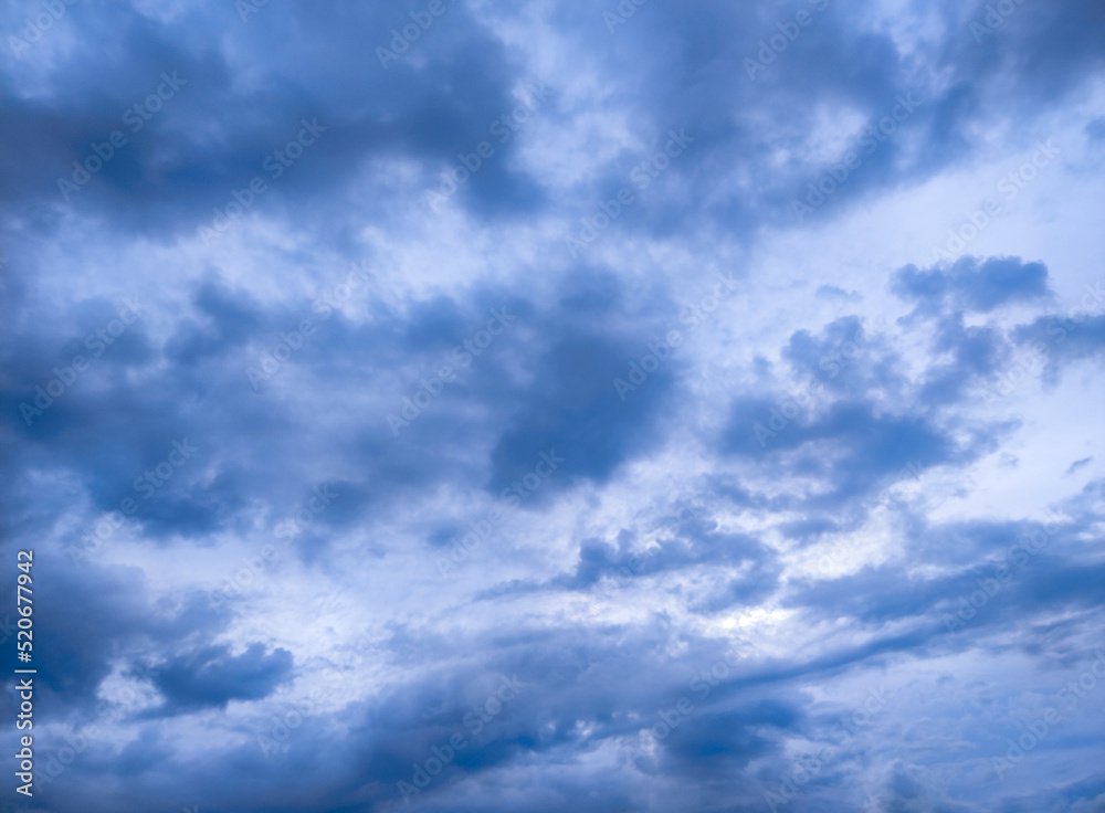 blue sky with clouds