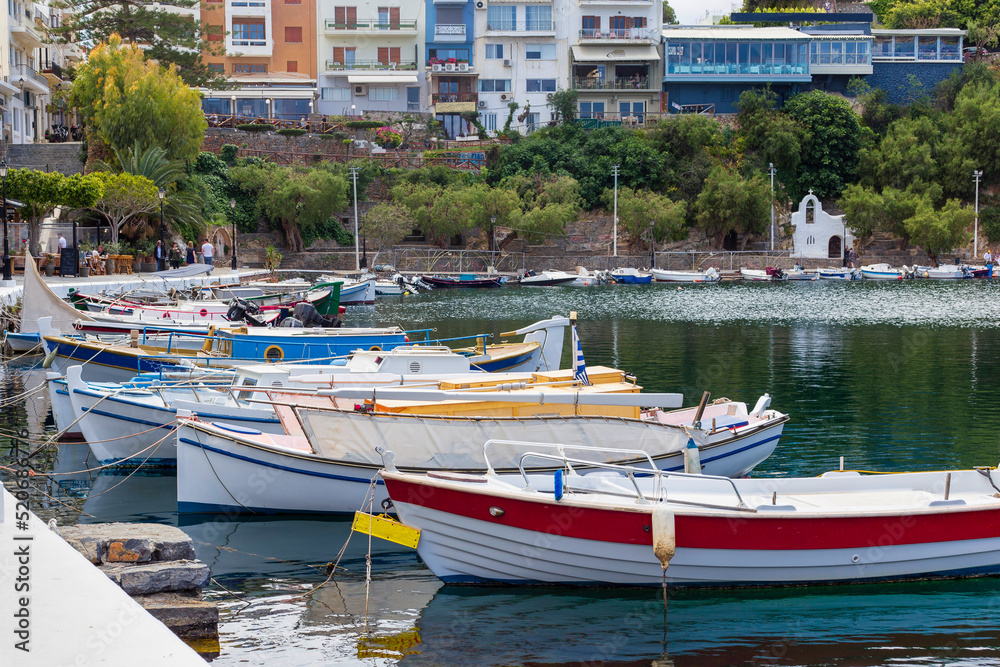 Boat. Agios Nikolaos. Crete, Greece