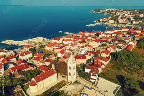 Petrcane village, Croatia photo