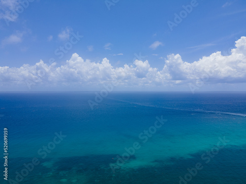 Aerial view of Playa del Carmen, Mexico