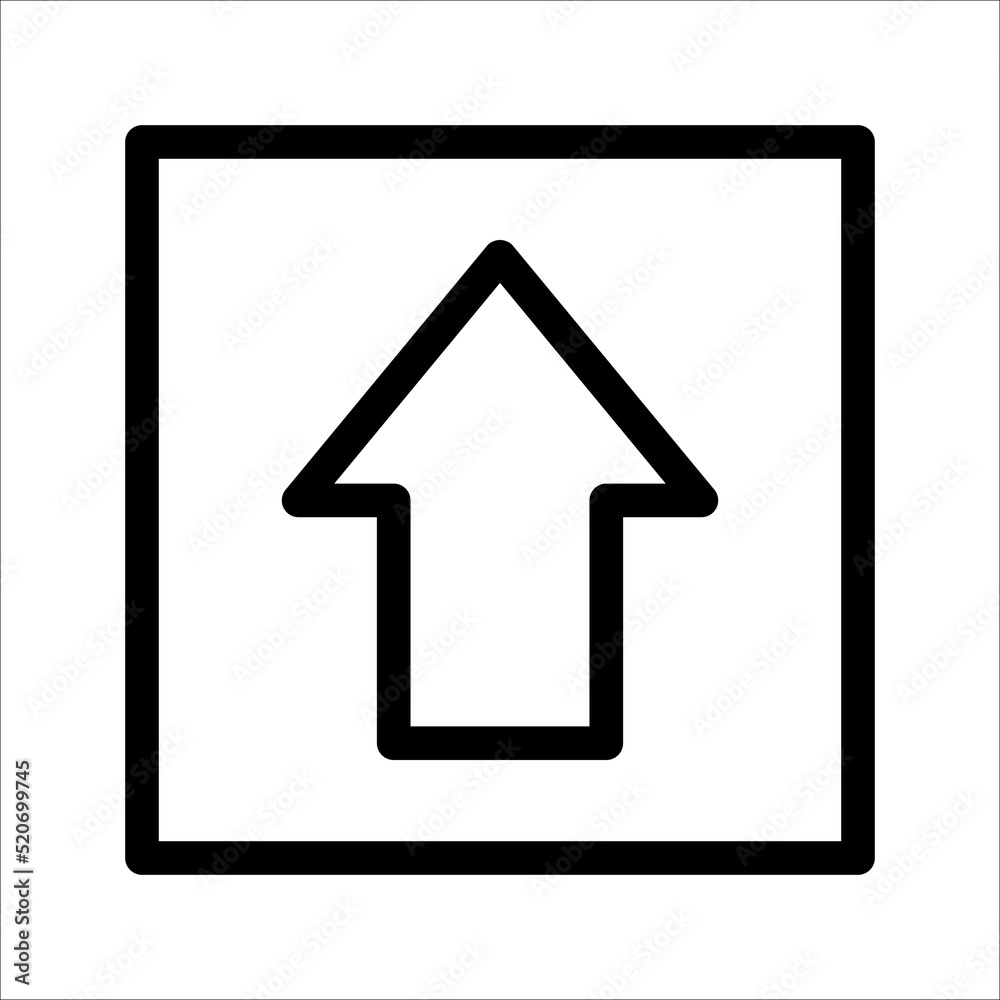 up arrow icon on a white background. Launch, update icon. The beginning of a creative project, business progress, a sign of a breakthrough. Symbol of fast growth. Speed, grow, increase. up arrow icon on a white background. Launch, update icon. The beginning of a creative project, business progress, a sign of a breakthrough. Symbol of fast growth. Speed, grow, increase.