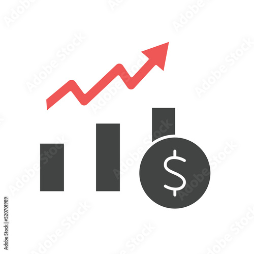 Financial Report icons  symbol vector elements for infographic web
