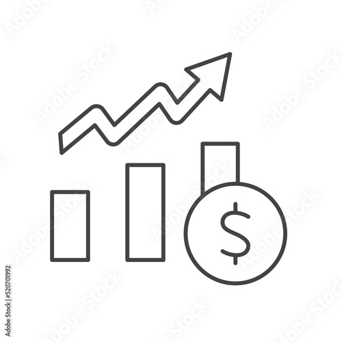 Financial Report icons  symbol vector elements for infographic web