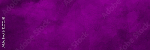 Panorama view purple background. Purple stucco wall grungy background or texture
