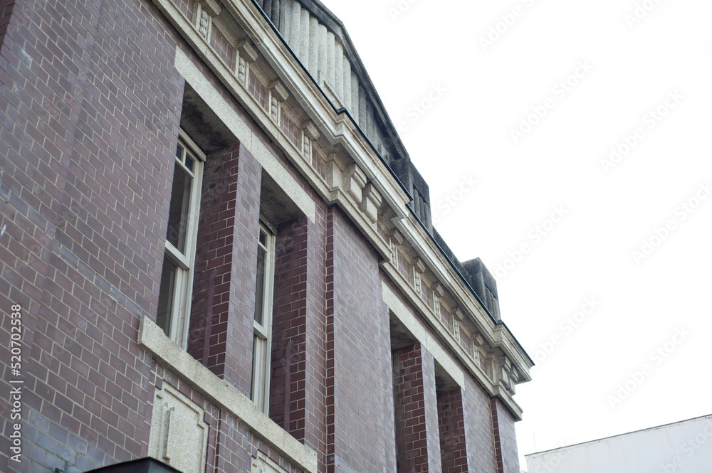 Obraz premium 赤レンガの建築物