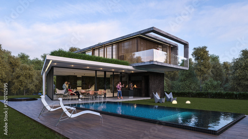 Wallpaper Mural House in Countryside Torontodigital.ca