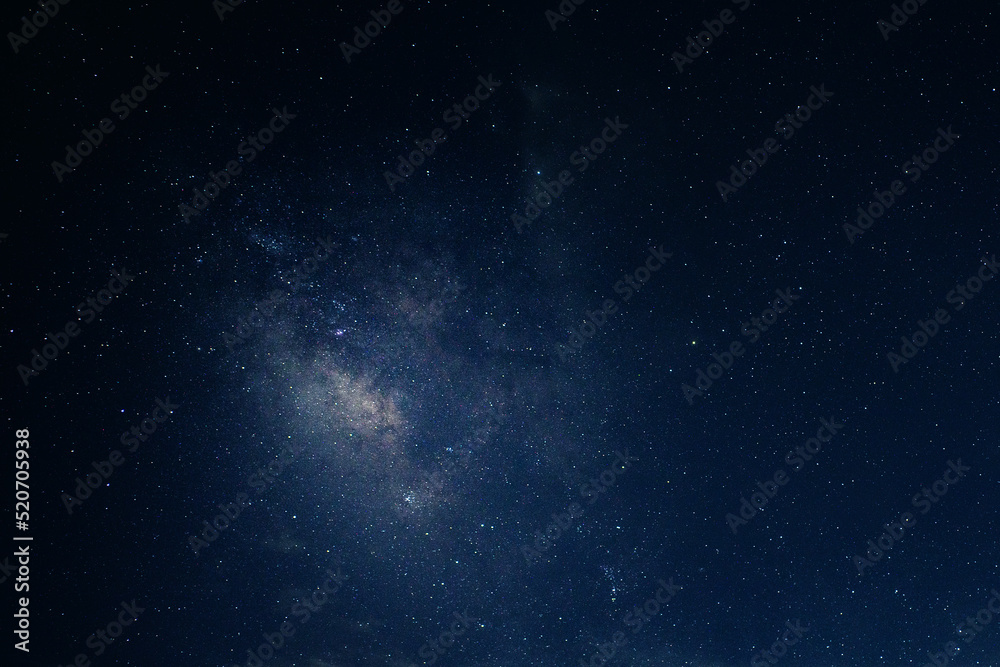 Milky way,galaxy,cosmos on dark sky