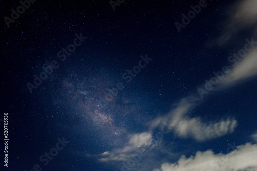 Milky way,galaxy,cosmos on dark sky