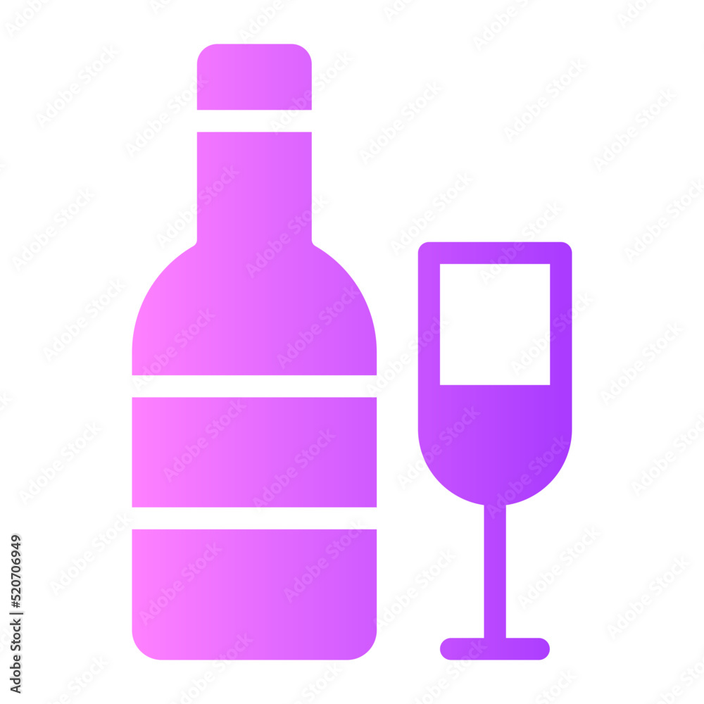 wine gradient icon wine gradient icon
