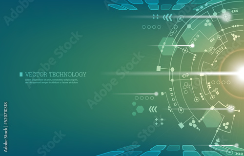 Vector technology circle network.technology internet speed vector background
