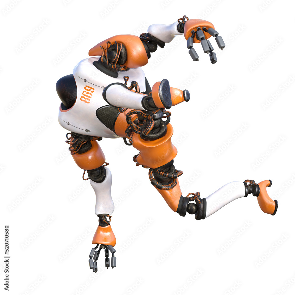 Cartoon character roboter isolated on white background. Character for collages, Clipart, photobashing. 3d rendering illustration. Cartoon character roboter isolated on white background. Character for collages, Clipart, photobashing. 3d rendering illustration.