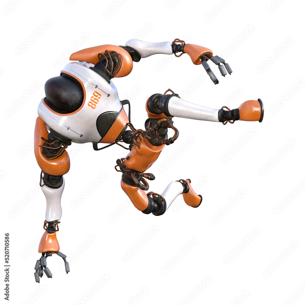 Cartoon character roboter isolated on white background. Character for collages, Clipart, photobashing. 3d rendering illustration. Cartoon character roboter isolated on white background. Character for collages, Clipart, photobashing. 3d rendering illustration.
