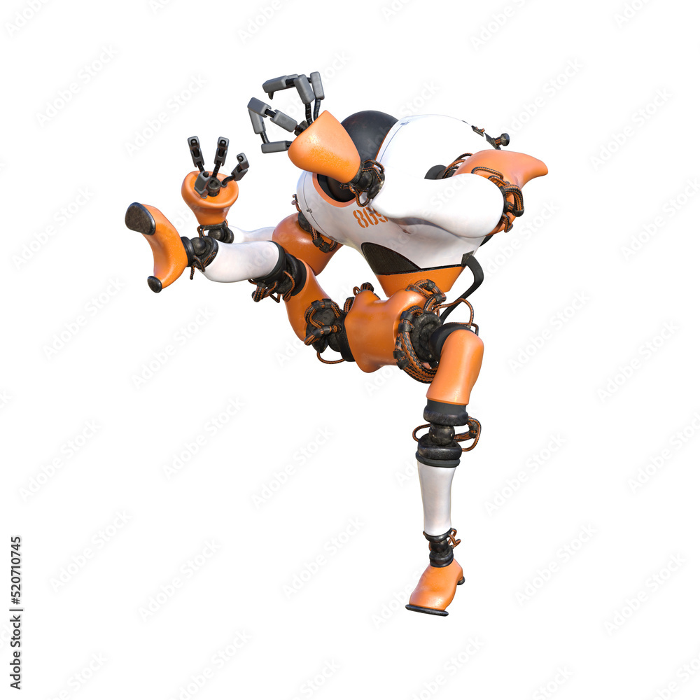 Cartoon character roboter isolated on white background. Character for collages, Clipart, photobashing. 3d rendering illustration. Cartoon character roboter isolated on white background. Character for collages, Clipart, photobashing. 3d rendering illustration.