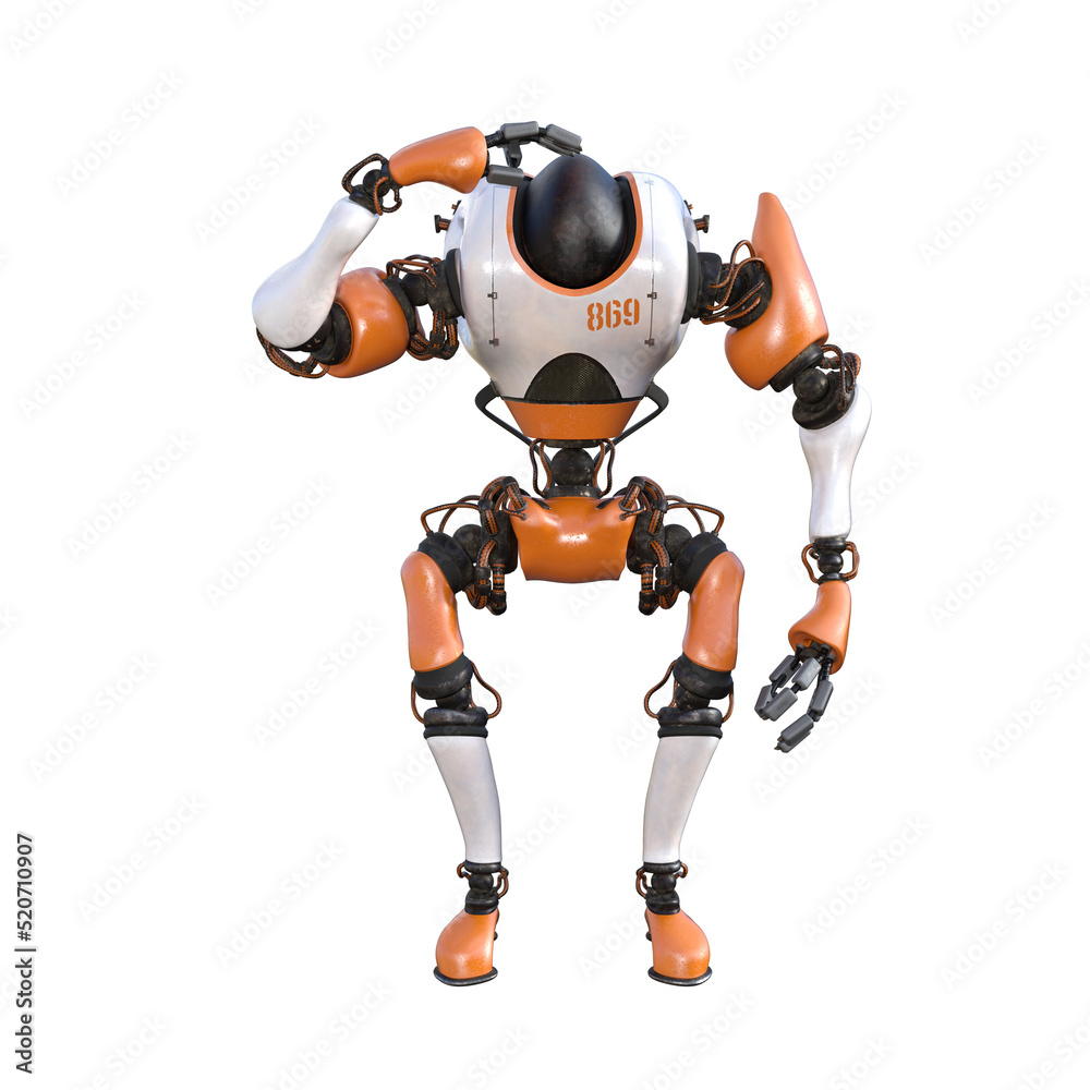 Cartoon character roboter isolated on white background. Character for collages, Clipart, photobashing. 3d rendering illustration. Cartoon character roboter isolated on white background. Character for collages, Clipart, photobashing. 3d rendering illustration.