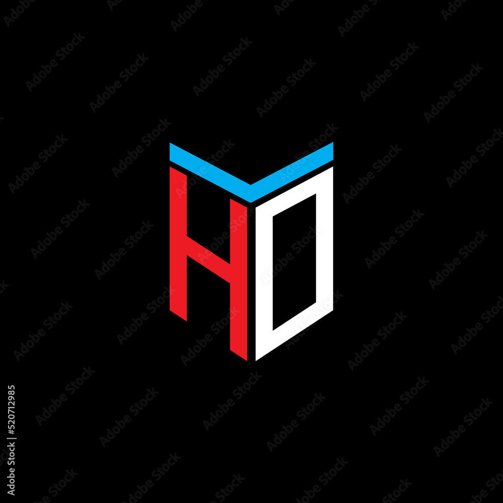 HD letter logo creative design with vector graphic, HD simple and ...