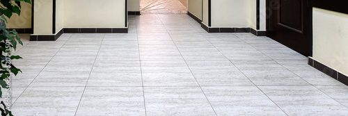 School corridor, hallway of college or university © bonilook