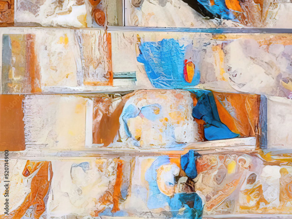 Fototapeta premium texture paint store abstract painting background on wall backdrop with room for text