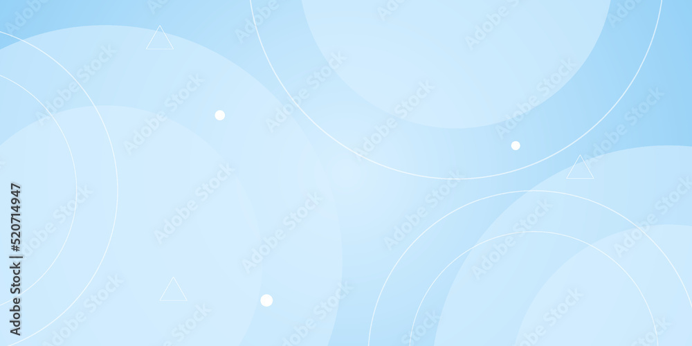 Abstract blue gradient illustration background with simple circle pattern. cool design.Eps10 vector