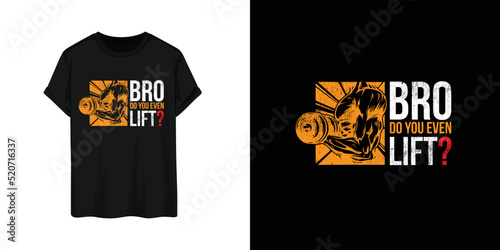 Workout T-shirt design vector for men